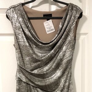 Silver Formal Gown/Dress